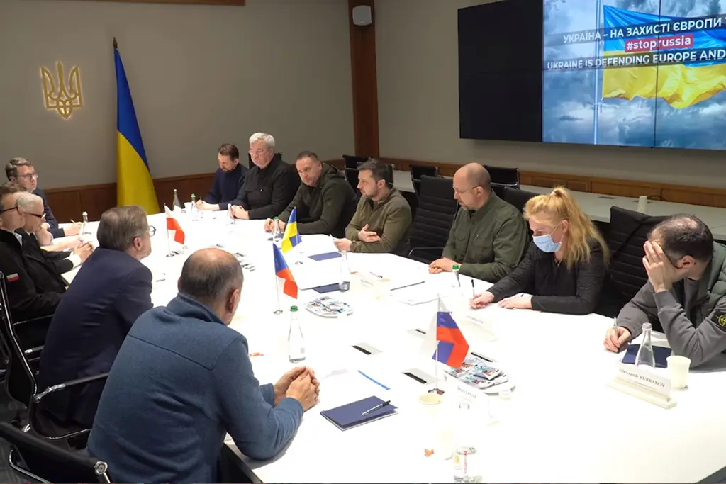 Премьеры ЕС встретились с Зеленским в Киеве