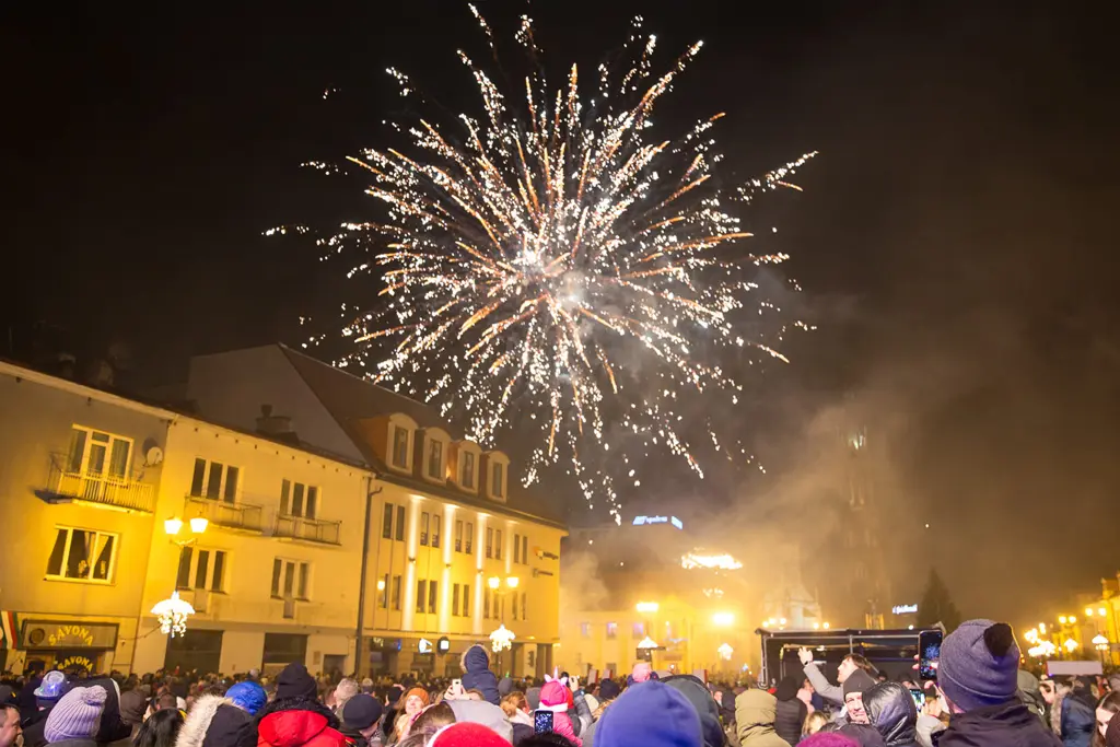 Празднование Нового года в Белостоке